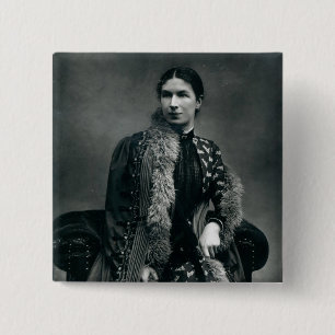 Mrs Humphry Ward, 1881 15 Cm Square Badge