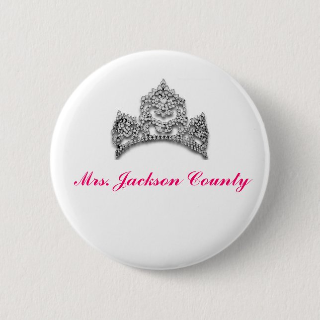 Mrs. Jackson County Button (Front)