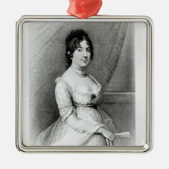 Mrs James Madison, Dolley Payne , c.1804-55 Metal Tree Decoration (Front)