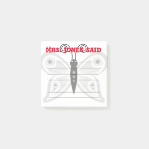 Mrs Jones Said Post-It Notes