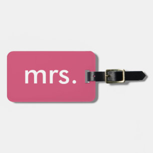 mrs. Luggage Tag