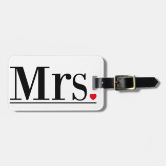 Mrs Luggage Tag
