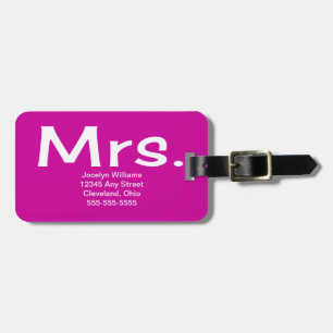 Mrs. Luggage Tag