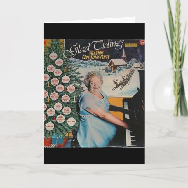 Mrs. Mills Christmas Card (Front)