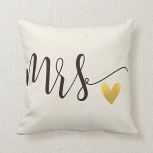 Mrs. Mr.&Mrs.Wedding Cushion
