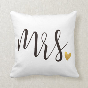 Mrs. Mr.& Mrs.Wedding Gift Cushion