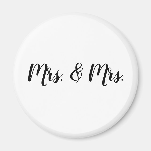 Mrs. & Mrs. magnet (Front)