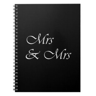Mrs & Mrs Notebook