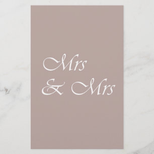 Mrs & Mrs Typography