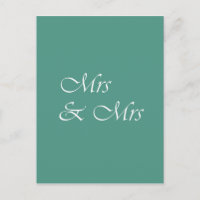 Mrs & Mrs Typography