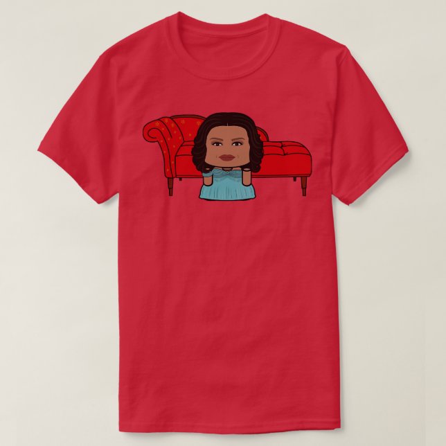 Mrs Obamabot POLITICOBOT Toy Robot Chaise T-Shirt (Design Front)