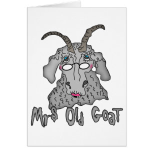 Mrs Old Goat Funny Cartoon