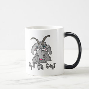 Mrs Old Goat Funny Cartoon Magic Mug