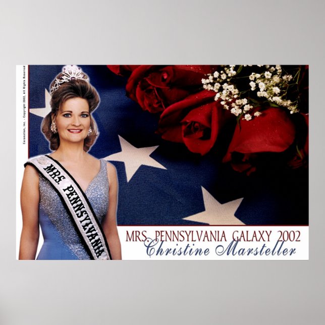 Mrs. Pennsylvania Galaxy 2002 - lt. Blue Poster (Front)