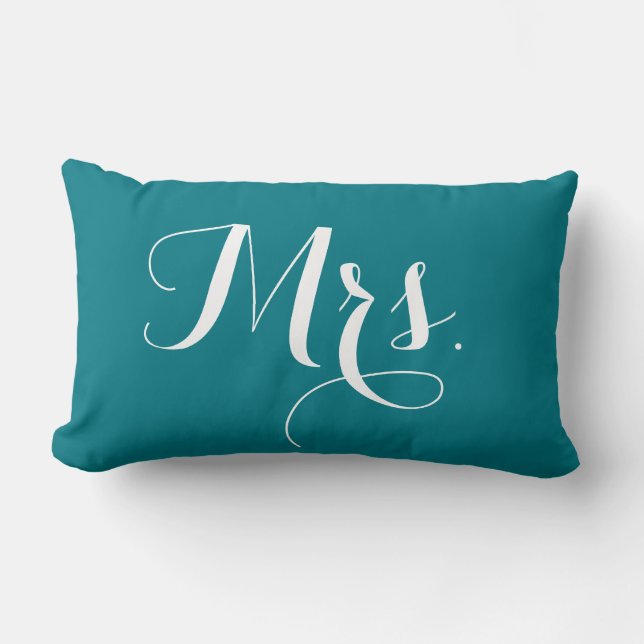 "Mrs." pillow (Front)