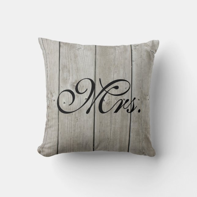 Mrs. Pillow on Barn Board (Front)