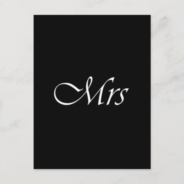 Mrs Postcard (Front)