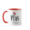 Mrs Red Santa Hat Custom Holiday Monogram
