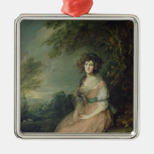 Mrs. Richard Brinsley Sheridan, c.1785-87 Metal Tree Decoration