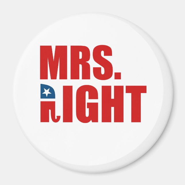 MRS. RIGHT MAGNET (Front)