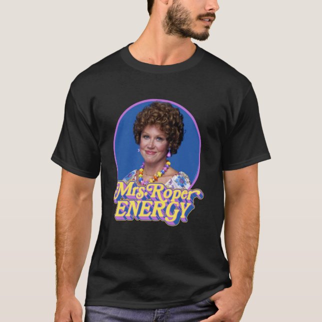 Mrs Roper Energy Helen Roper Three's Company Retro T-Shirt (Front)