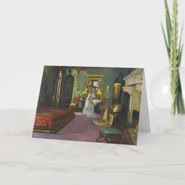 Mrs. Rosen’s Bedroom | Sir John Lavery Card (Front)