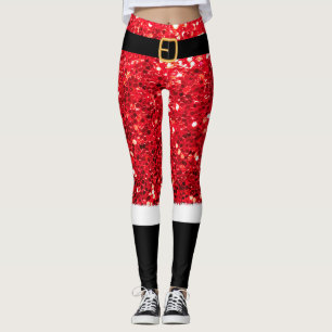 Mrs. Santa Claus Leggings