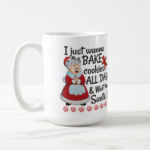 Mrs Santa Claus wait for Santa Coffee Mug