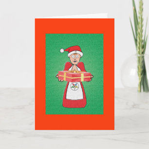 Mrs Santa OES Holiday Card