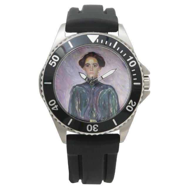 Mrs. Schwarz (by Edvard Munch) Watch (Front)