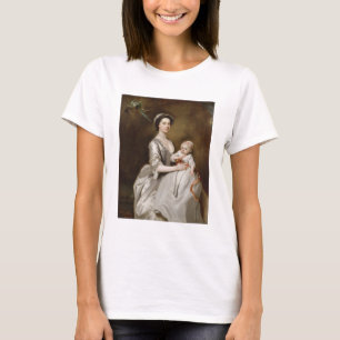 Mrs Sharpe and Child, 1731 (oil on canvas) T-Shirt