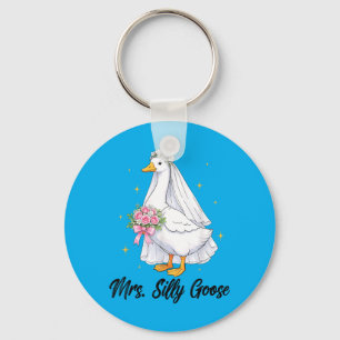 Mrs Silly Goose Bride To Be Wedding Silly Bride Key Ring