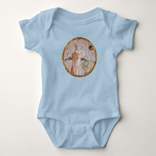Mrs. Smew's Portrait Baby Bodysuit