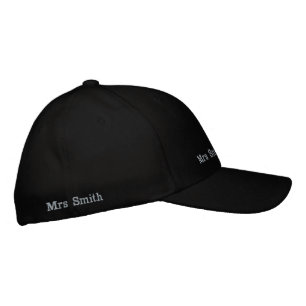 Mrs Smith, Couple, Personalised Mr & Mrs Embroidered Hat
