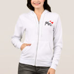 Mrs. T-Shirt – Cute Red Heart Wife Design Hoodie<br><div class="desc">Show off your "Mrs." status in style with this adorable t-shirt featuring a bold black script and two red hearts. Whether you're a bride-to-be, newly married, or proudly taken, this tee adds charm to any outfit. Great for casual wear, honeymoon trips, bridal showers, or as a thoughtful gift for your...</div>