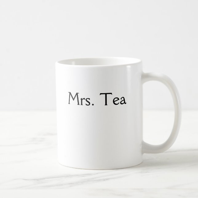 Mrs. Tea Coffee Mug (Right)