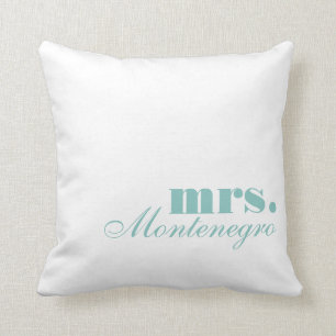Mrs. Throw Pillows   Mr. and Mrs. Throw Pillow Set
