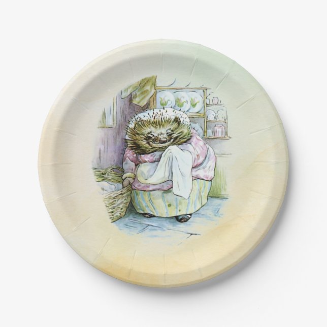  Mrs. Tiggy-Winkle 5 Paper Plates (Front)