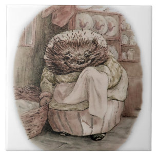 “Mrs Tiggy-Winkle the Hedgehog” by Beatrix Potter Tile