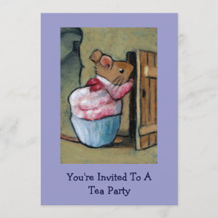Mrs. Tittlemouse (Beatrix Potter) Tea Party Invite