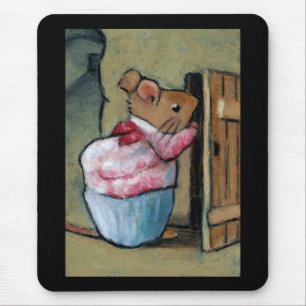 MRS TITTLEMOUSE (in Oil Pastel) Mouse Mat