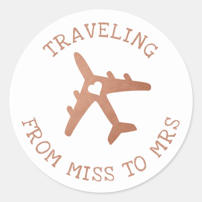 Mrs to Mrs Bridal Shower Bachelorette Favour Label (Front)