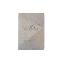 Mrs Typography Monogrammed Marble