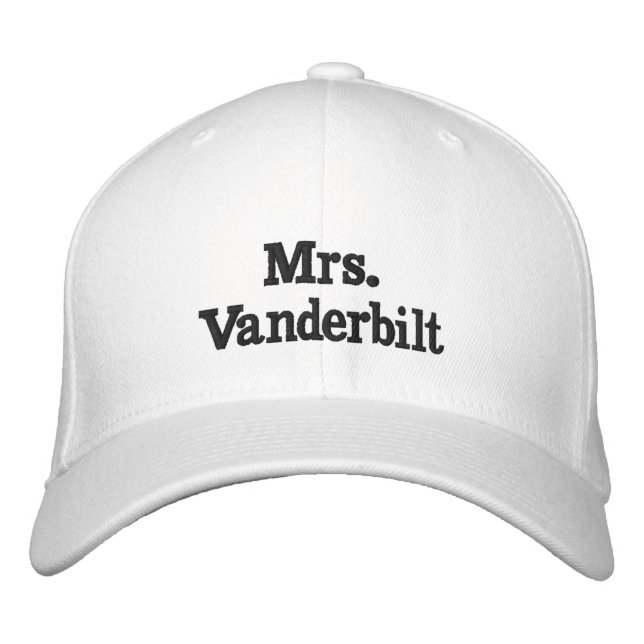 Mrs. Vanderbilt Classic Hat 🧢 (Front)