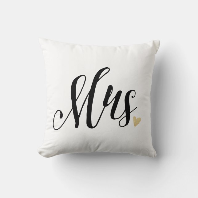 Mrs. Wedding,Anniversary Cushion (Front)