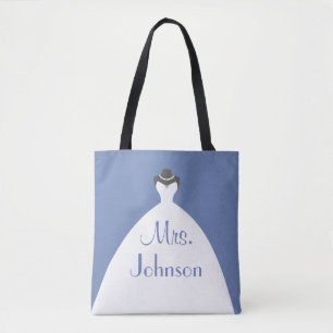 Mrs. Wedding Gown Tote Bag