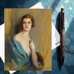 Mrs. William Burden, Postcard