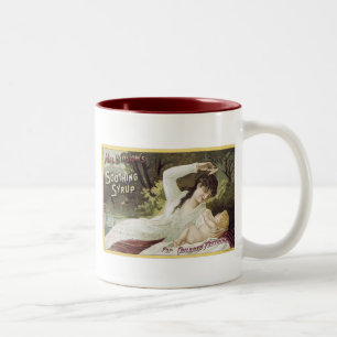 Mrs. Winslow's Soothing Syrup, For Children Two-Tone Coffee Mug