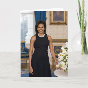 MrsObamaPortrait Card
