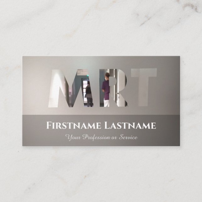 MRT radiology clinic and MRT medical centre Business Card (Front)